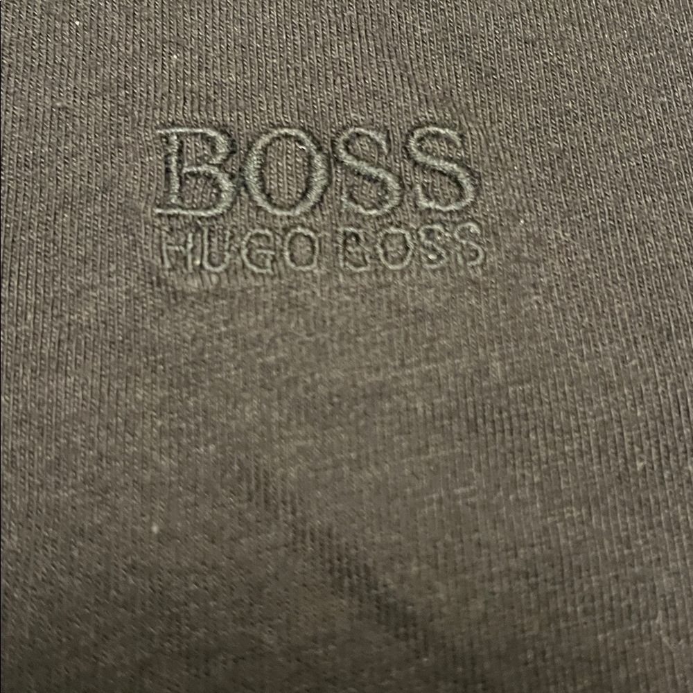 Boss Jet Black Crew Neck Long Sleeve Tee - Picture 5 of 6